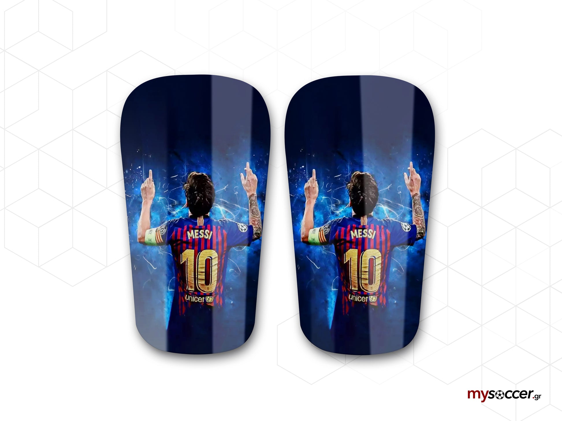 Επικαλαμίδες Lionel Messi Barcelona God - mysoccer